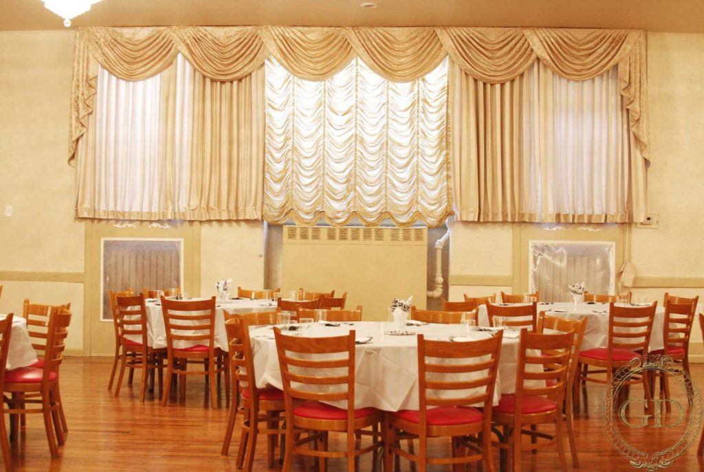 Custom Austrian Drapery